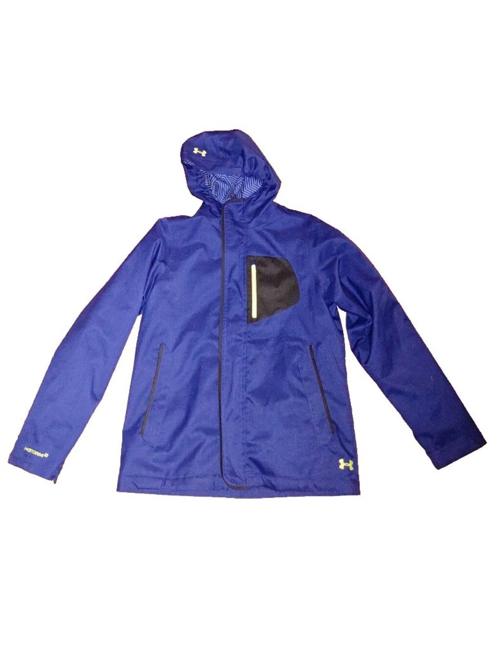 Under Armour Boys Storm 2 Jacket YLG 14-16 ColdGear Infrared Hooded Multi